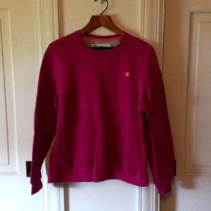 Champion sweatshirt girls sz large pink